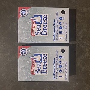 SEA BREEZE CLEAN TONING & CLARIFYING MOISTURE BAR SOAP